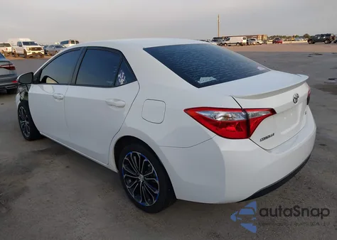 2016 Toyota Corolla S Plus из США, поврежденный, VIN 2T1BURHE0GC512777